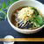 夏休みランチ、揚げ浸し冷やしうどん。