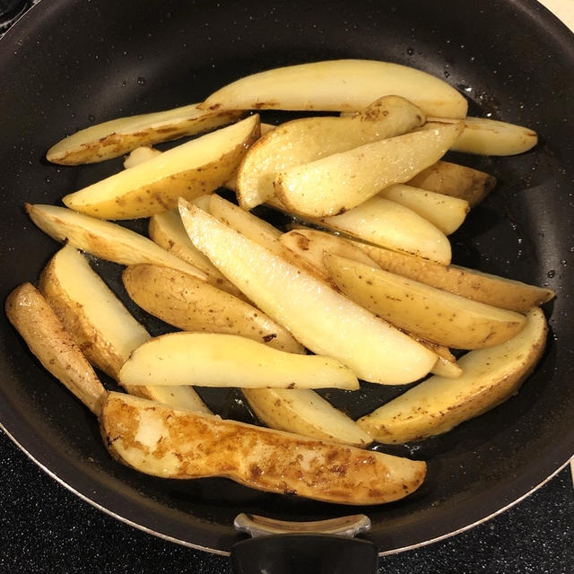 晩御飯はフライドポテトです！！