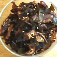 干し椎茸と昆布のわさび味佃煮