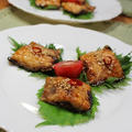 紫蘇の風味で食べる秋刀魚の蒲焼