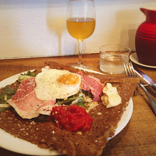 室見 ビストロ バビロンのガレットランチ