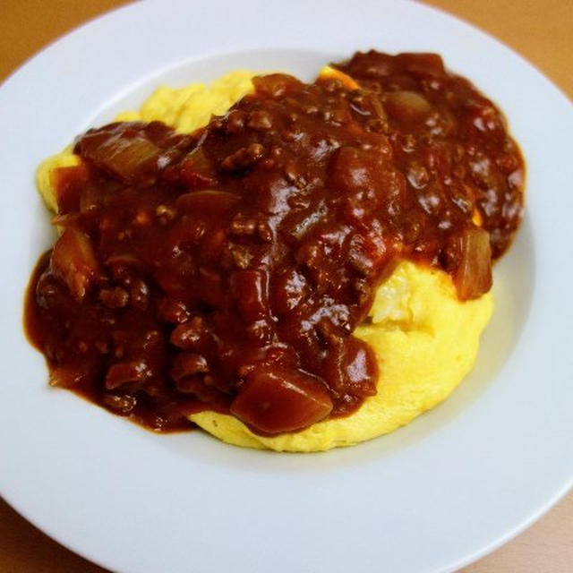 残り物で簡単♪ミートオムライス