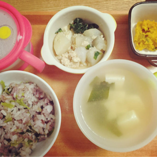 まん丸ちゃんの夕ご飯