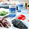 おそとで居酒屋♪ 炭火で串ステーキ！
