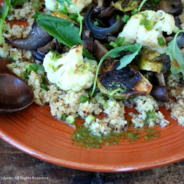 Roasted Vegetables on Quinoaキノアのローストベジのせ
