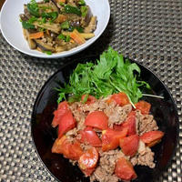 ちょりママさん考案「豚トマトのしょうが焼き」作りました♪
