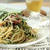 昼カフェ☆塩昆布と水菜のピリッと冷製和風パスタ（レシピ）