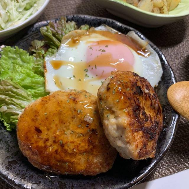 ボリューム満点なのにヘルシー簡単なロコモコ丼