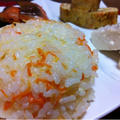 冷蔵庫の残り物★プレートディナー4「塩麹のニンジン炊き込みゴハン」 by SHIMAさん