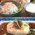 鶏と豆腐のつくねハンバーグ & 新たまねぎの麺つゆサラダ