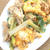 お肉も野菜も卵もやさしい味でほっこり！豚バラ肉と長ネギの卵炒め。