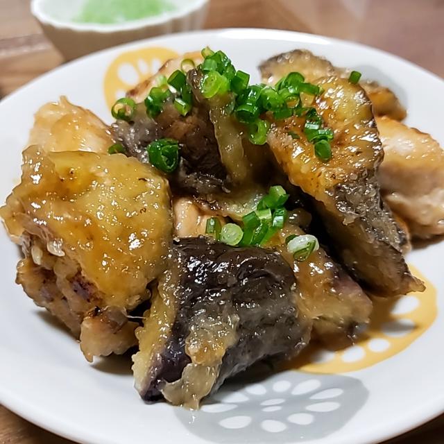 茄子と鶏肉の生姜焼きのレシピ