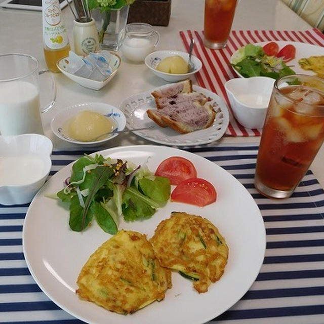 ズッキーニのチーズお焼き