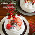【レシピ】道具がなくてもクリスマスケーキ②。～テーブルナイフでデコレーション～
