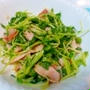 お助け野菜の豆苗とベーコン炒め♪