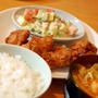 4/10　夜：から揚げご飯