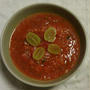 冷製トマトスープ（ガスパチョ）～「三食ごはん　農村編２」の料理です♪