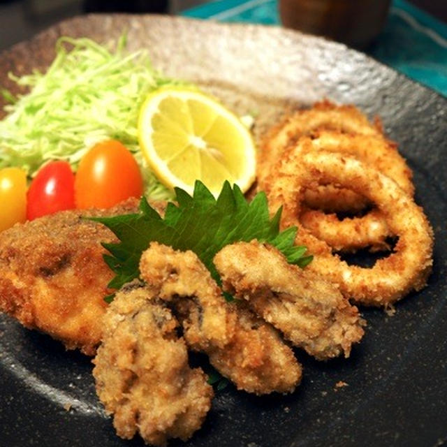 ミックスフライ＆本場の?家庭タイ料理