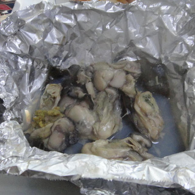 牡蠣のホイル焼き★★★