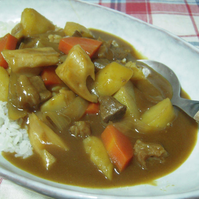 レンコン入りスパイシーカレー