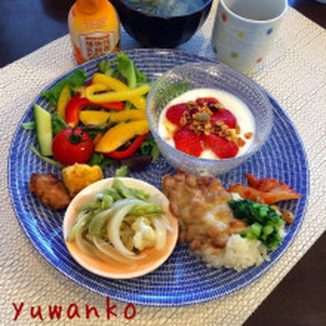 ママのごはん最高！（笑）納豆ドリア。