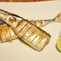 秋刀魚の塩焼き と 冬瓜の海老あんかけ