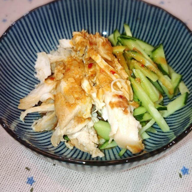 簡単タレで棒棒鶏。