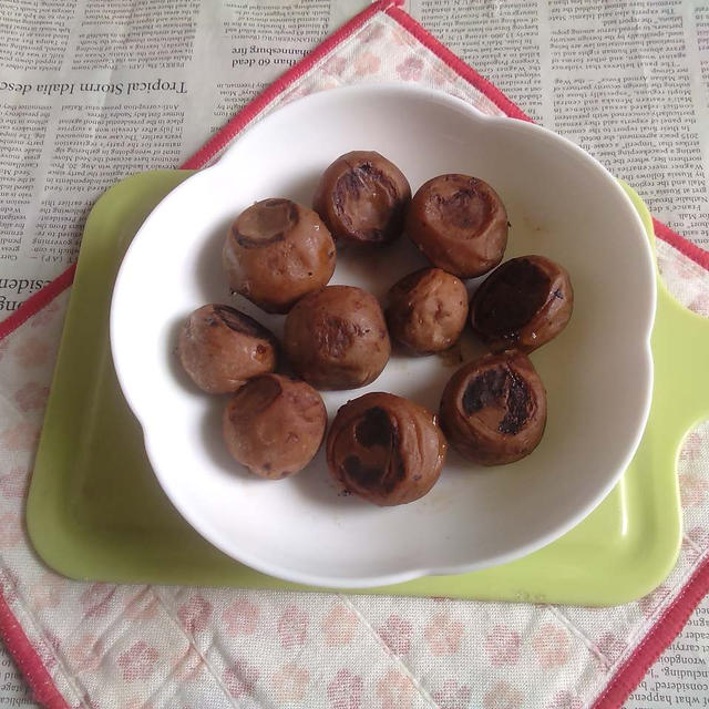 自家製の焼き梅干