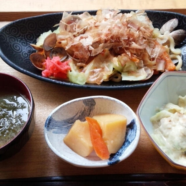 あさりの☆焼きうどん　と　一番好きなメニュー