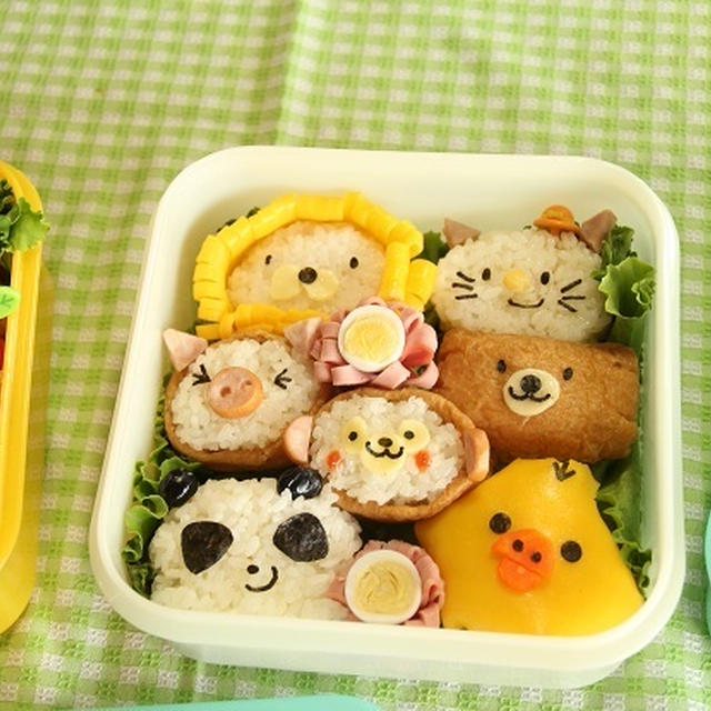 動物弁当。