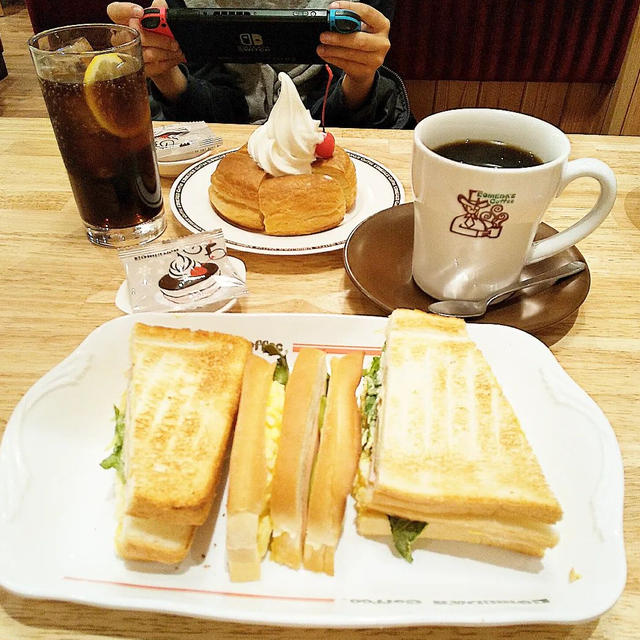 【コメダ☆ミックスサンドトーストとシロノワールとスイッチ（笑）】