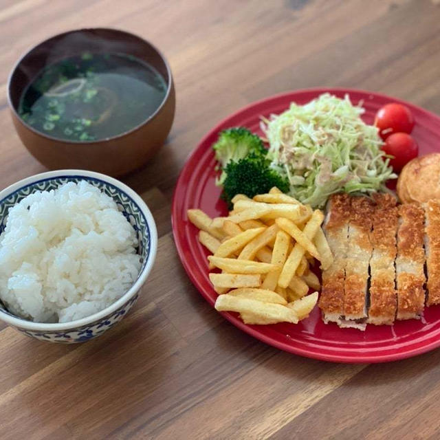 息子と2人の家ご飯!!