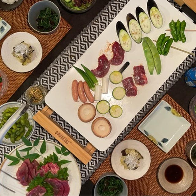 「PRINCESS Table Grill」で焼肉の夜ごはん