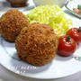 クリームチーズ☆コロッケと菜花のオイスター炒め・・・・・♪