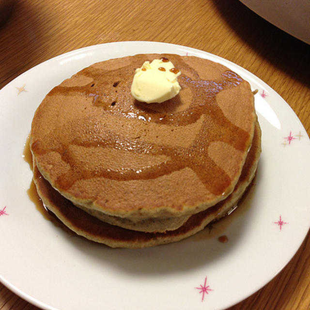 きなこのホットケーキ