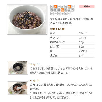レシピを書く