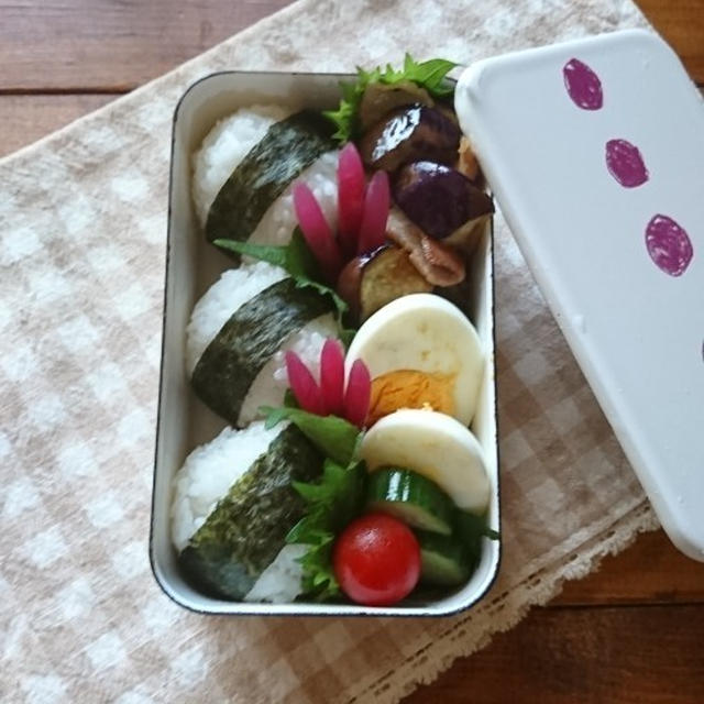 7.9　なすと豚肉の生姜焼き弁当&「恋のその後」