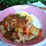 カレールー半箱でたっぷり４人分♡甘〜い白菜とカリッカリの豚こまで作る即席カレー