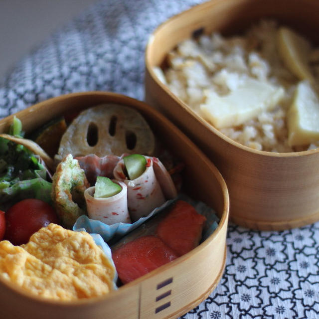 竹の子ご飯弁当