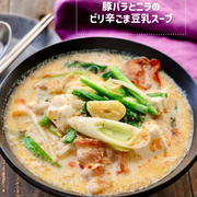 【具沢山ピリ辛豆乳スープレシピ 】アイリスオーヤマ×お得なお知らせ