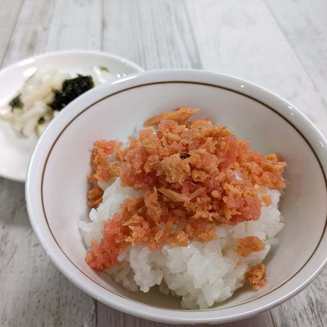 【明太子と鮭のご飯のお供】おでんの締めに食べたら美味しい♡