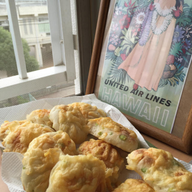 父の日に父に贈った枝豆チーズパン