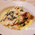 カッテージチーズ入り「秋鮭のフェットチーネ」♪ Salmon Fettuccine