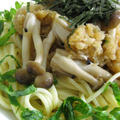 しめじと大根おろしのスパゲティ
