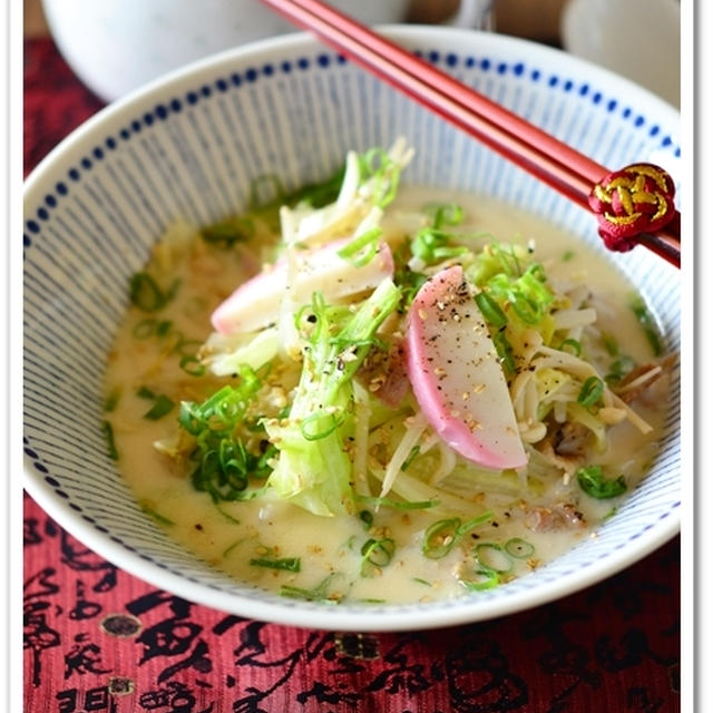 長崎ちゃんぽん風食べる野菜スープ【食べる野菜パワースープレシピ】