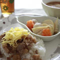 山椒風味の豚たけのこのご飯