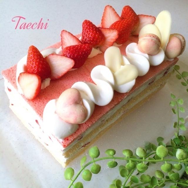 ひな祭り ひな苺ケーキ
