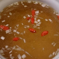 野郎飯流・逆浸透膜を通した水で炊いた鶏のスープ