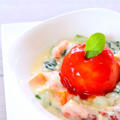 【おもてなし料理】マッシュポテトのトマトソースがけとクリームシチューの作り方レシピ