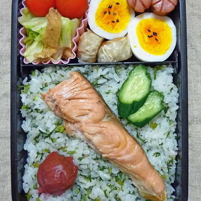 鮭弁（またの名を手抜き弁当）